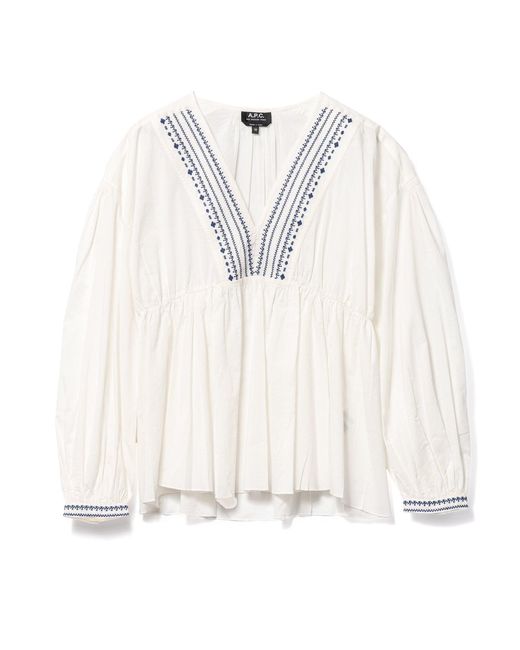 A.P.C. Shirts Wit in het White