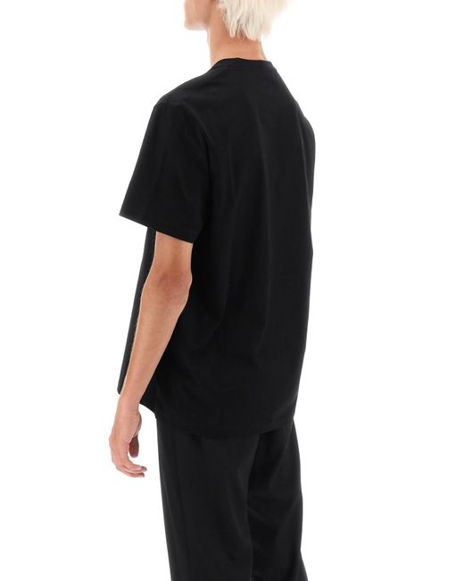 Versace Muschel Barock T -shirt in het Black voor heren