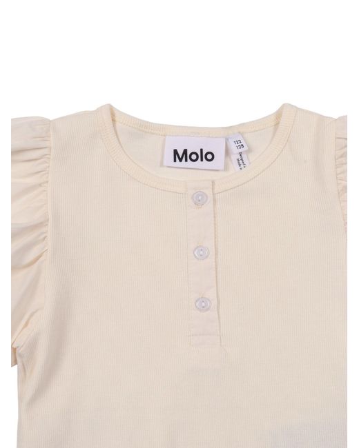 Molo Natural Rawna T Shirts With Short Sleeves
