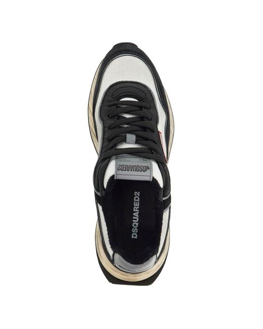 DSquared² Black Sprinter Sneakers for men