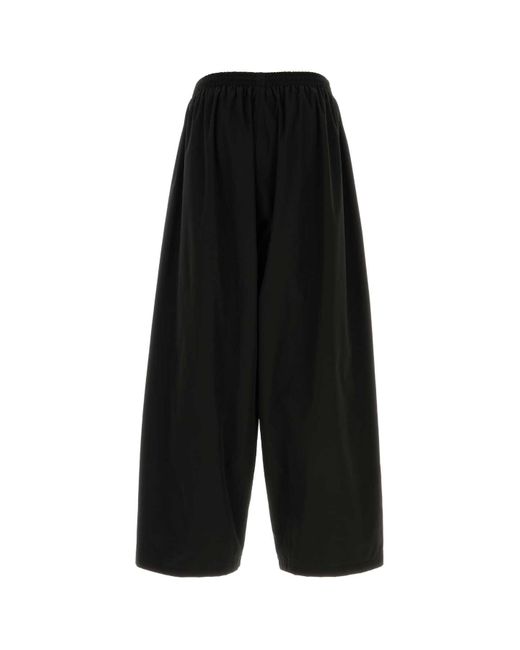 Balenciaga Black Tech Fabric X Automobili Lamborghini Wide-Leg Pant for men
