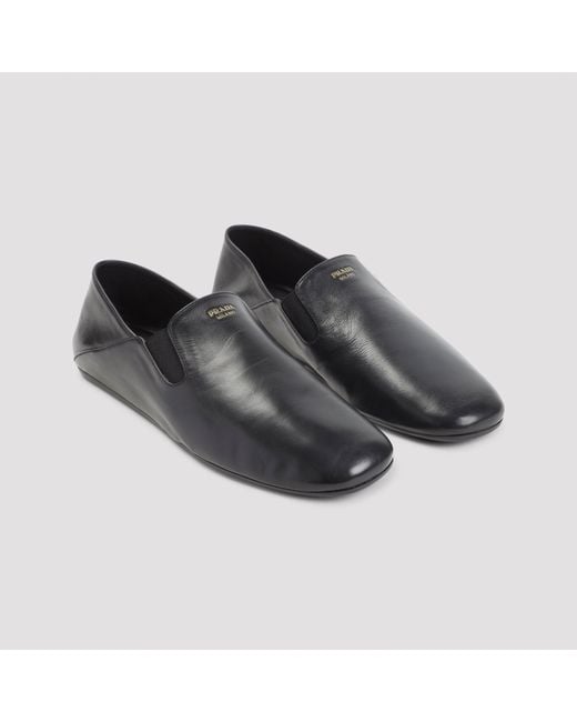 Prada Black Slip-On Loafer