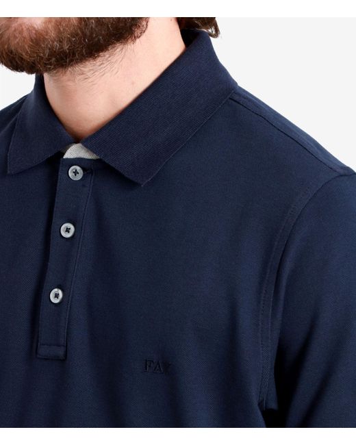 Fay T -Shirts und Polos Blau in Blue für Herren