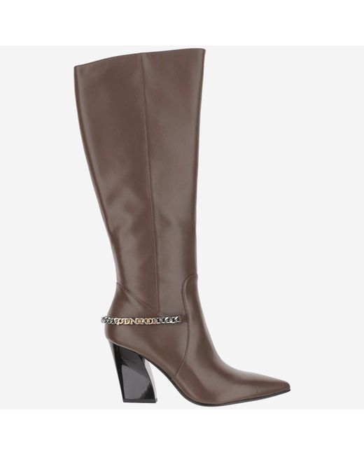 Pinko Brown Pinkurpurpurle Stiefel 03