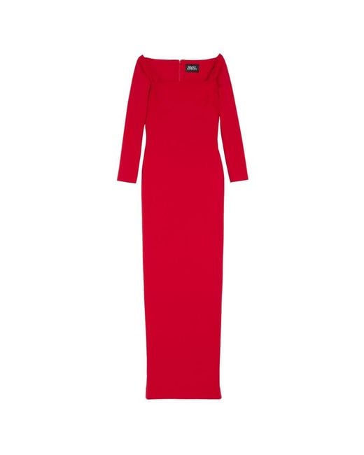 Solace London Red Lolita Maxi Dress