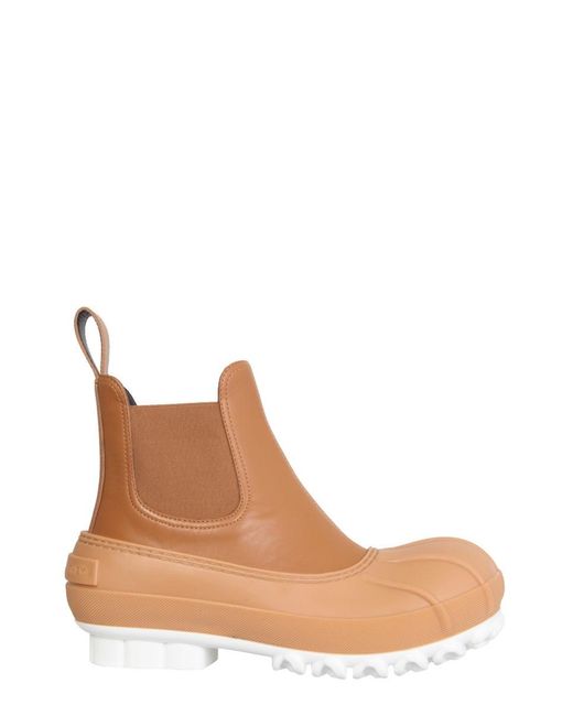 Stella McCartney Brown Solid Boots