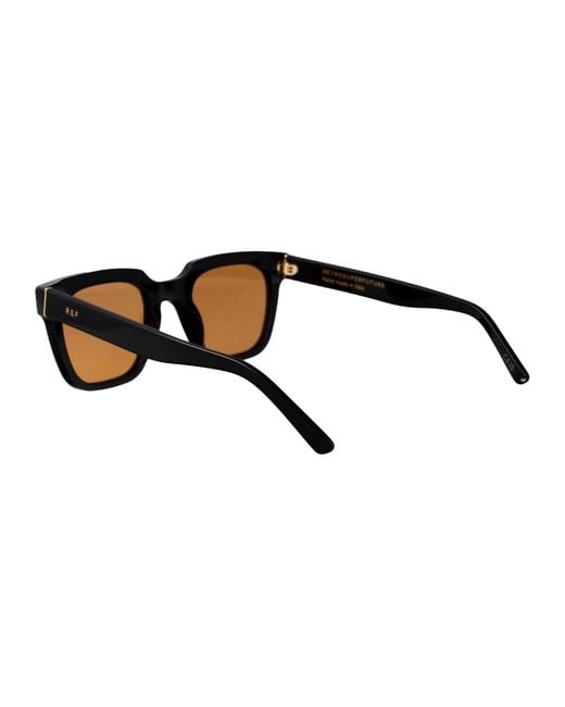 Retrosuperfuture Brown Squared Sunglasses Su5 Refined