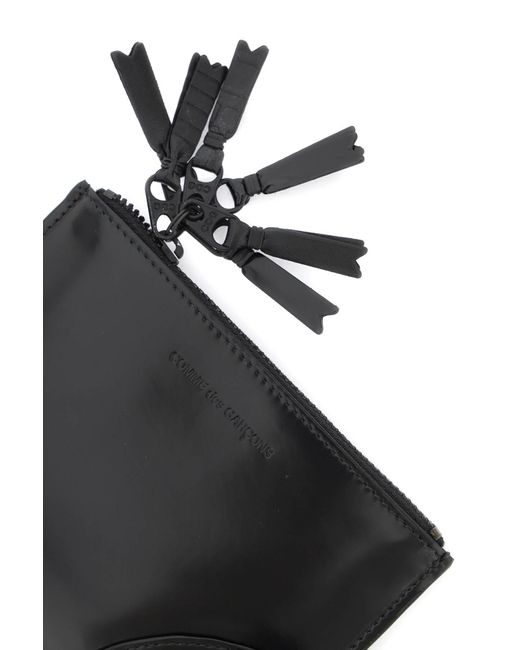 Portafoglio multi zip di Comme des Garcons con portafoglio di Comme des Garçons in Black da Uomo