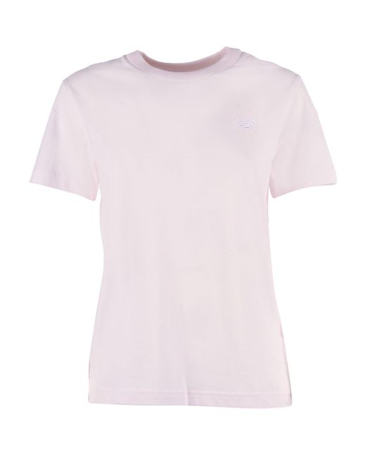 New Balance Pink Sport Essentials Jersey T Shirt Salt
