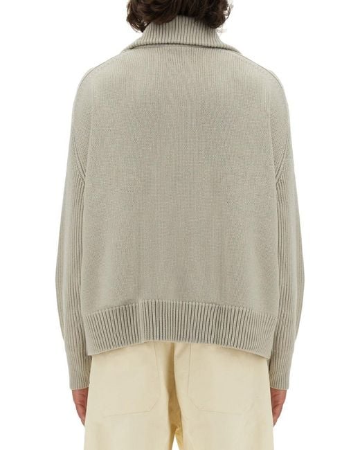 Studio Nicholson Gray Wool Jersey. for men