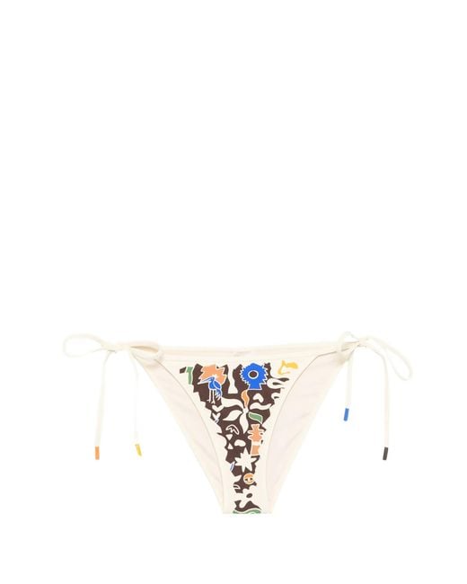 ALÉMAIS White Maroc Triangle Bikini Brief