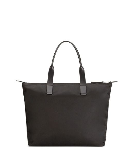 Dolce & Gabbana Black Shopper Mit Logo-Schild