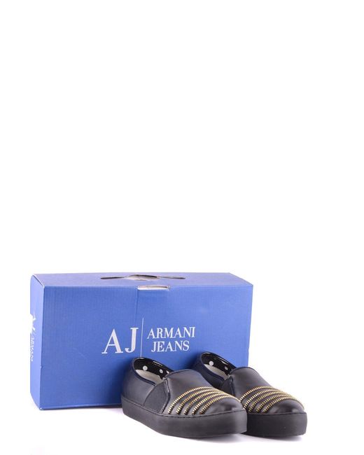 Armani Jeans Gray Moccasins