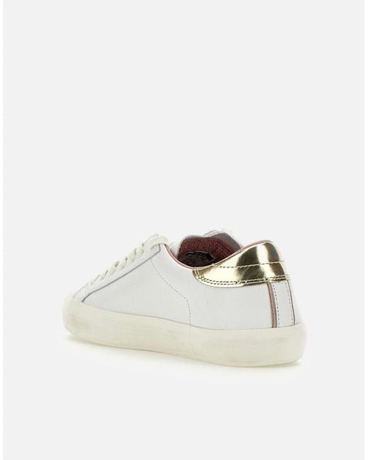 Date White Hill Low Leather Sneakers