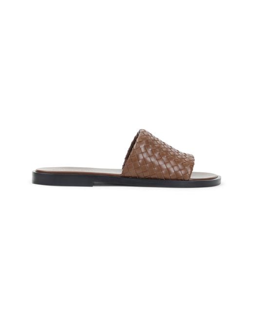 Bottega Veneta Brown Elio Mule Sandals for men
