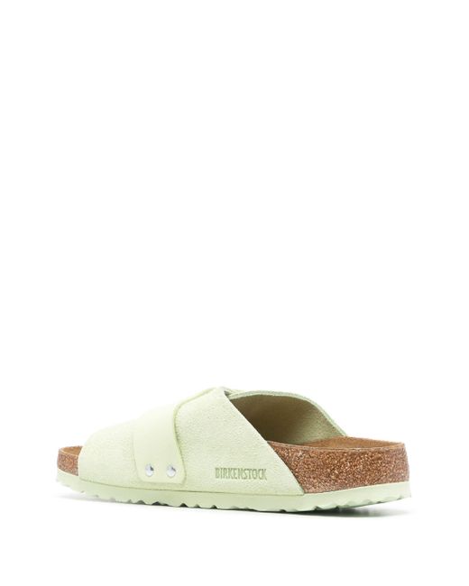 Birkenstock Green Kyoto verblasste Limette, Wildlederleder/Nubuck