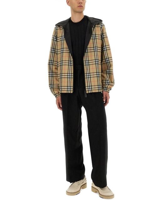 Burberry Newport Omkeerbare Jas in het Natural voor heren