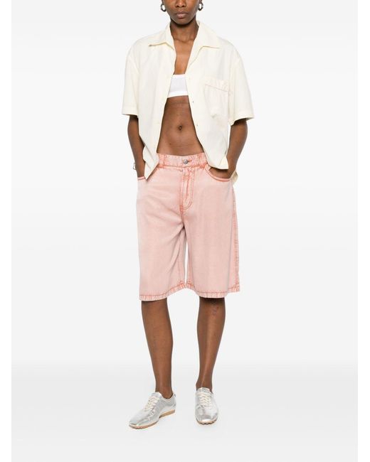 DIESEL Pink Bermuda Shorts