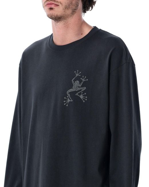 Gramicci Blue Sticky Hands Long Sleeve T-Shirt