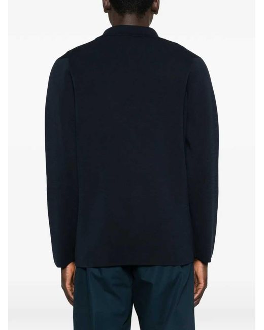 Lardini Black Cardigan With Pockets