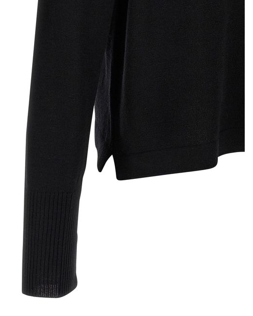 Ma'ry'ya Wollpullover in Black für Herren