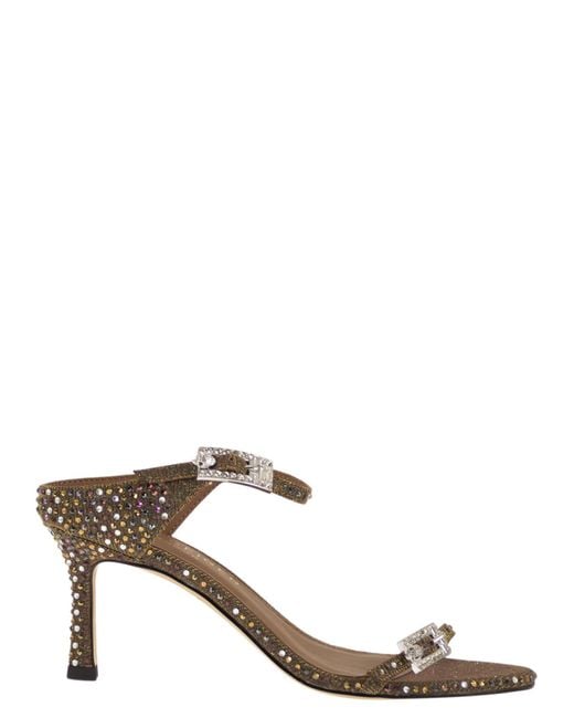 Kurt Geiger Multicolor Jeweled Heeled Sandal