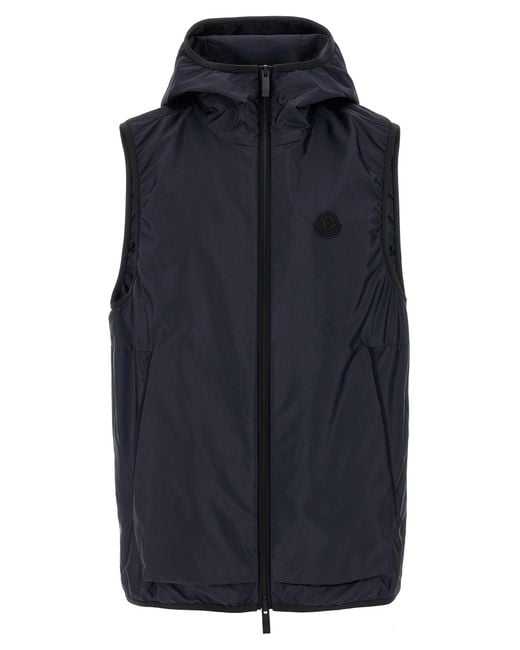 Moncler 'moretaans' Vest in het Blue voor heren
