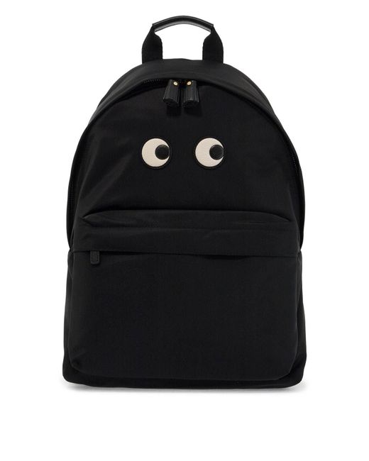 Anya Hindmarch Black Eyes Backpack for men