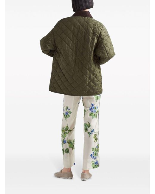 Prada Multicolor Pantalone Twill Viola