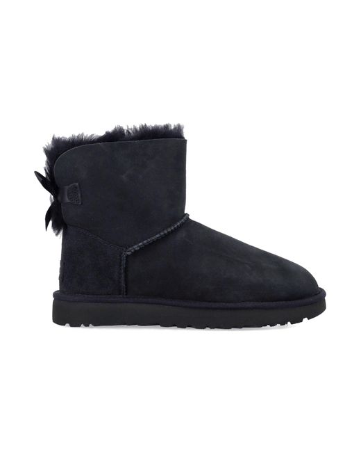 Ugg Blue Mini Bailey Bow Ii Boots