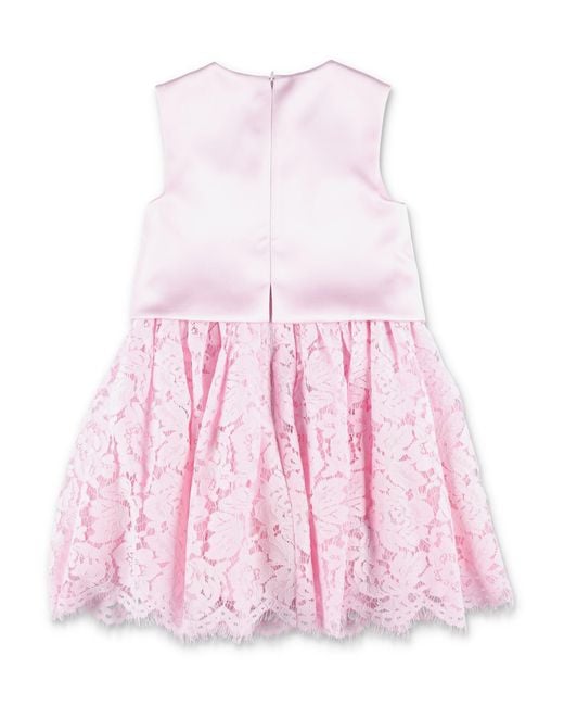 Self-Portrait Pink Mini Dress For Girls