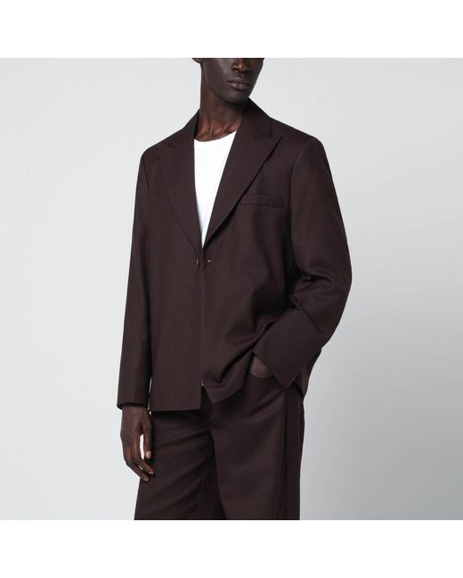 Séfr Black Seydou Mud Colored Jacket for men