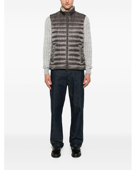 Herno Gesteppte Weste in Gray für Herren