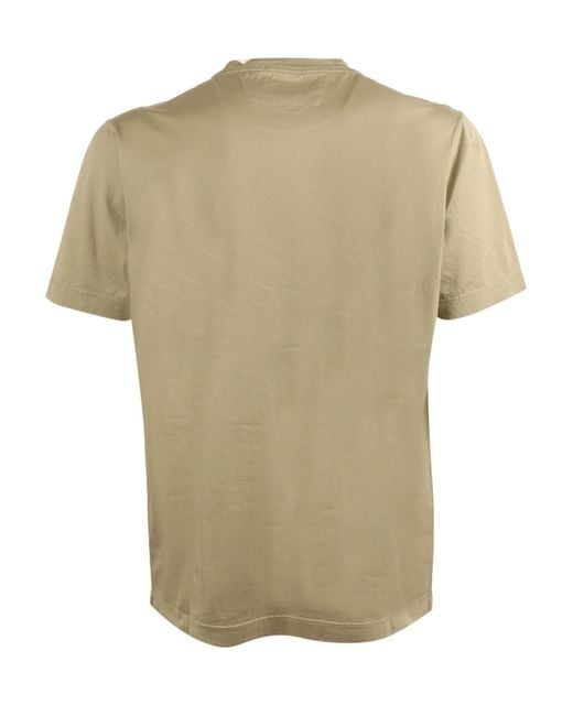 C P Company Natural T Shirts Short Sleeve