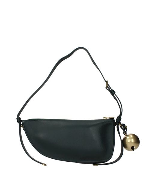 Burberry Black Leather Shoulder Bags