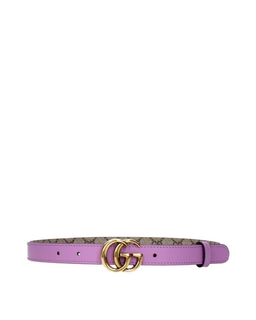 Gucci Pink Belt Fabric/Lilac