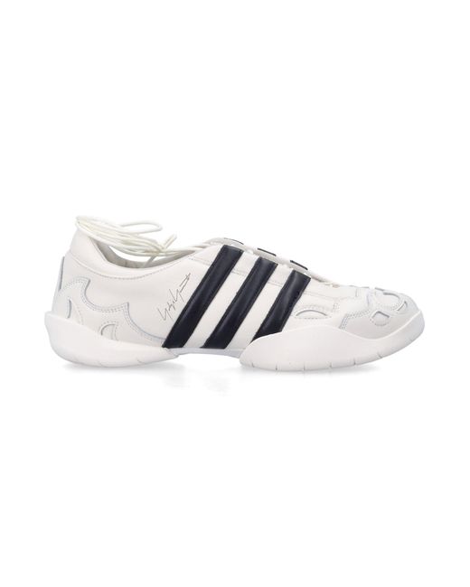 Y-3 White Regu Mary Jane Leather Shoes