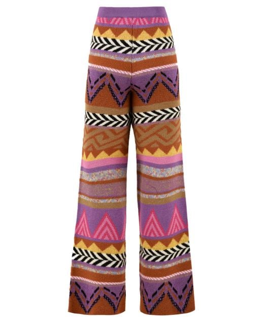 Akep Broek Multi Color in het Red