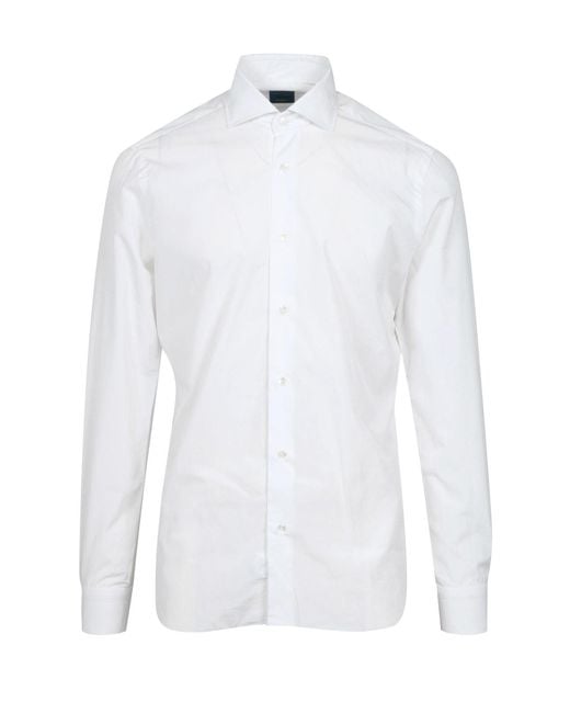 Barba Napoli White Shirts for men