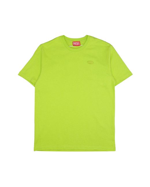 DIESEL Green T Shirts And Polos
