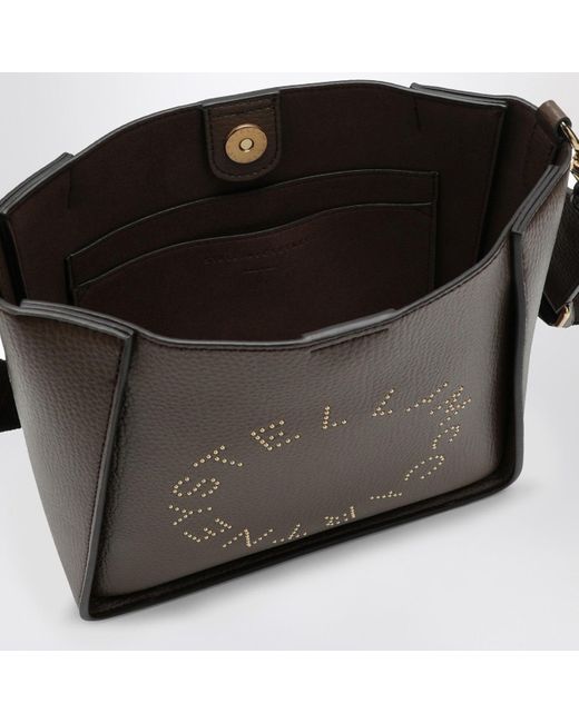 Stella McCartney Brown Logo Shoulder Bag