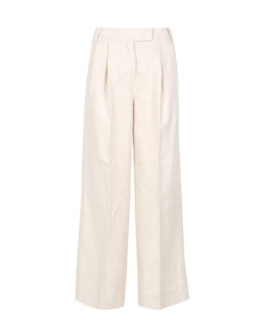 Max Mara White Trousers