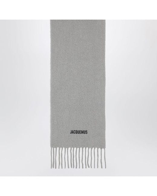 Jacquemus Gray The Moisson Scarf