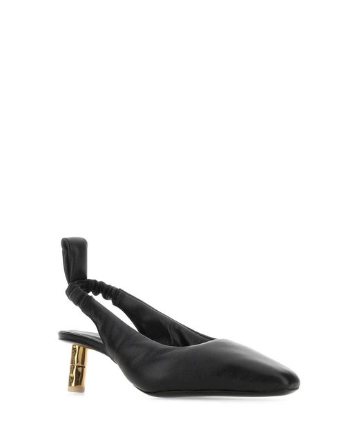 Boyy Black Nappa Leather Puffy Pumps