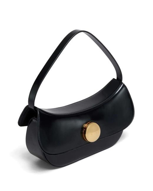 Sac à bandoulière en cuir Marni en coloris Black