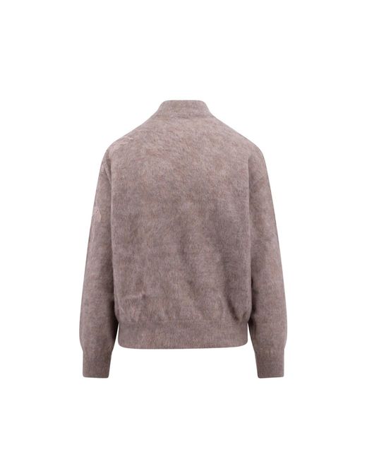 Brunello Cucinelli Brown T-neck Knit - M