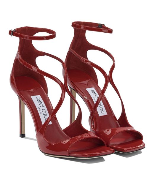 Jimmy Choo Pink "Azia 95Mm" Heeled Sandals