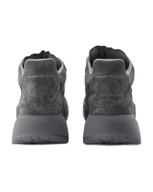 Baskets court Alexander McQueen pour homme en coloris Gray