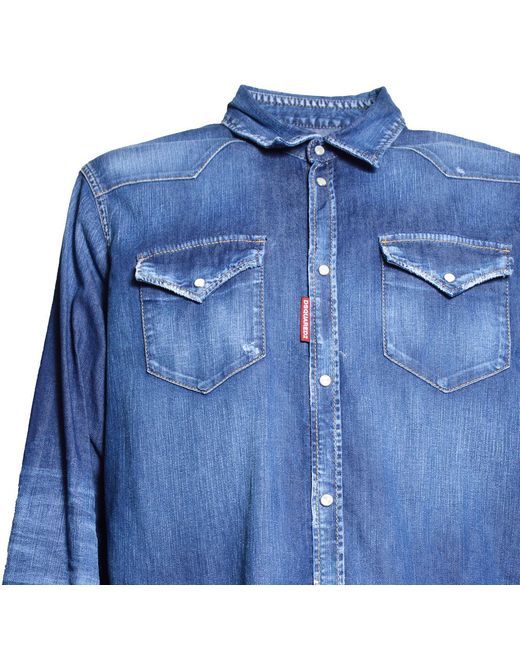 Camisas DSquared² de color Blue