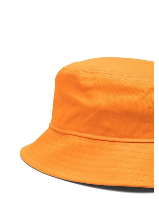 Marcelo Burlon Orange Bucket Hat